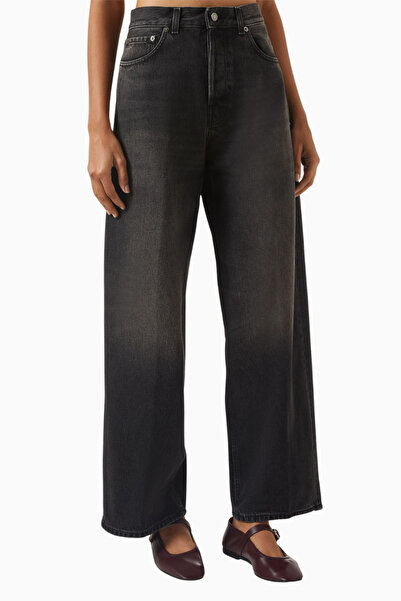 Haikure Bethany Wide-Leg Jeans, Black-Modern Women's High Waist Jeans