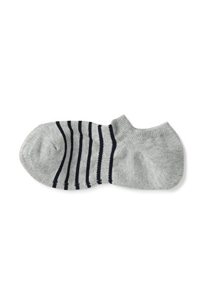 Muji Right Angle Striped Sneaker Socks