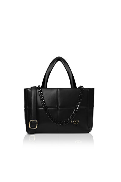 Lavie Luxe حقيبة توت نسائية صغيرة جدًا (أسود)