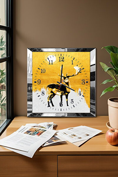 Zevahir Mobilya Dekorasyon Ceas de perete decorativ din MDF cu tematică de ce...