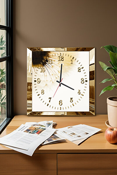 Zevahir Mobilya Dekorasyon Ceas de perete decorativ din MDF cu tematică de pă...