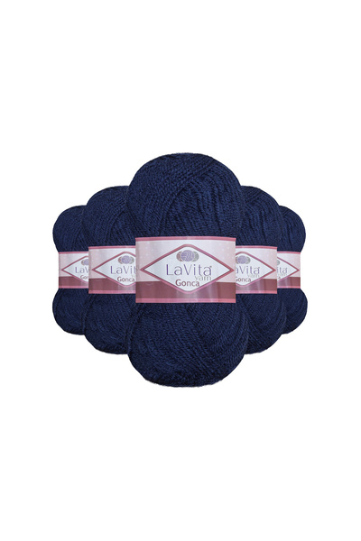 LaVita Yarn Νήμα για πλέξιμο στο χέρι Gonca 100% Ακρυλικό 500gr 5 ΤΕΜΑΧΙΑ (50...