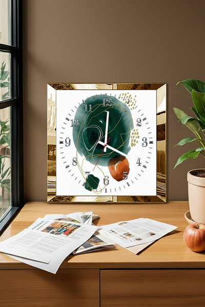 Zevahir Mobilya Dekorasyon Ceas de perete decorativ din MDF cu tematică Paste...