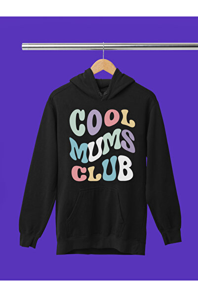 MAGORS Φούτερ με κουκούλα COOL MOMS CLUB από βαμβακερό μακρυμάνικο με κουκούλ...