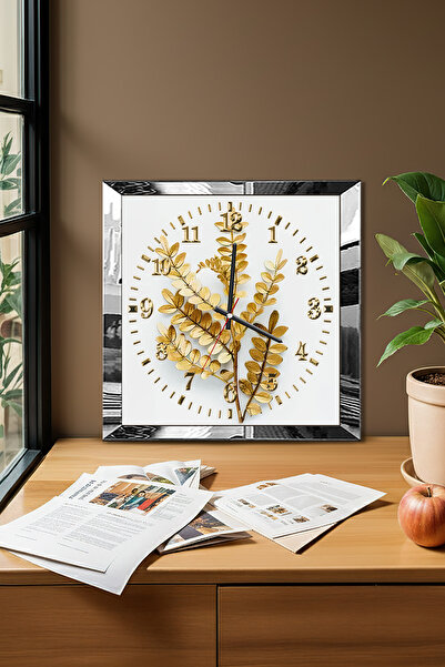 Zevahir Mobilya Dekorasyon Ceas de perete decorativ din MDF cu tematică Elega...