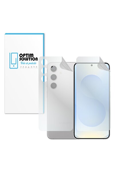 Optim Solution Folie Hidrogel Mat Fata-Spate pentru Samsung Galaxy S25+, Text...