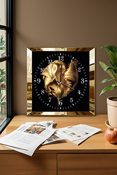 Zevahir Mobilya Dekorasyon Ceas de perete decorativ din MDF cu tematică Time'...