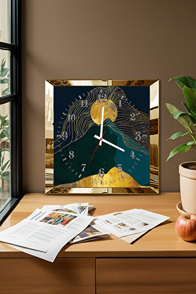 Zevahir Mobilya Dekorasyon Ceas de perete decorativ din MDF cu tematica Vârfu...