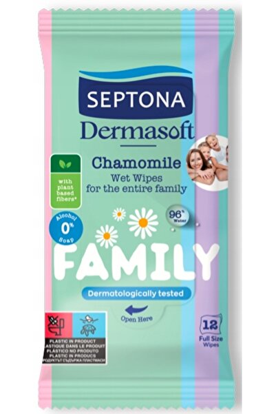Other Șervețele umede SEPTONA FAMILY Dermosoft x12