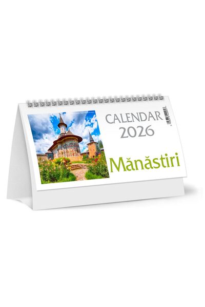 Libra Calendar de birou 2026 Mănăstirile din România