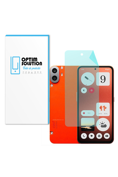 Optim Solution Folie Hidrogel pentru Nothing CMF Phone 1, Silicon, Clear