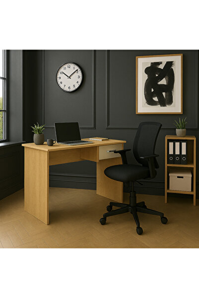 UnicSpot Birou PC Aisa, stejar, 100x48x76 cm