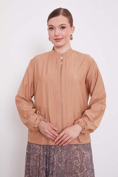 Levidor Camel Ethnic Pattern Skirt Set