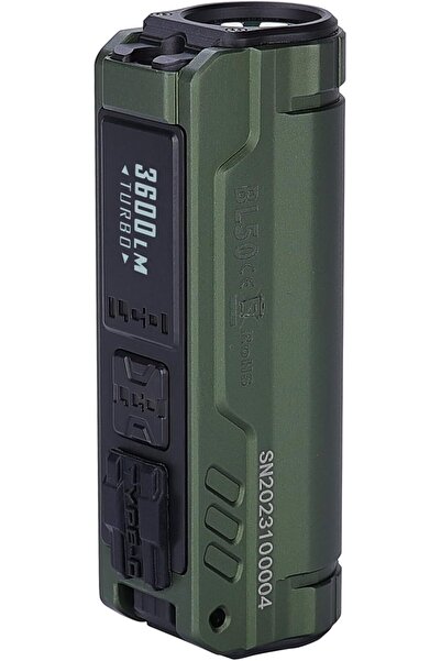 imalent BL50 3600 Lumens EDC Torch with 365nm UV LED, Use CREE XP50.3 Hi LED Type C Rechargeable Fla