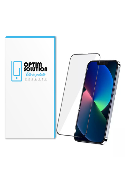 Optim Solution Folie Sticla Anti-reflexiva 5D pentru Apple iPhone 16, Waqia’s AR Ress Coating, Ultra-Clear