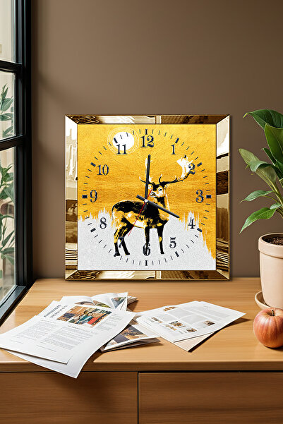 Zevahir Mobilya Dekorasyon Ceas de perete decorativ din MDF cu tematică de ce...