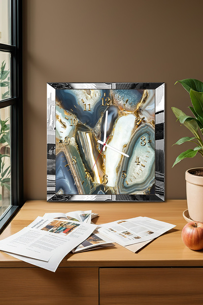 Zevahir Mobilya Dekorasyon Διακοσμητικό ρολόι τοίχου MDF με θέμα τον ρεαλιστι...