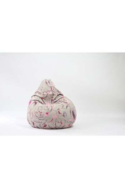 Pufrelax Fotoliu Nirvana Hobbit Pufrelax, Material Textil - Flower Buds