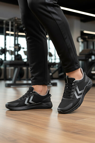 hummel Solar Black-Black Unisex Sports Shoes