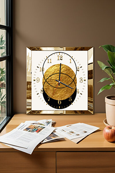 Zevahir Mobilya Dekorasyon Ceas de perete decorativ din MDF cu tematică Shini...