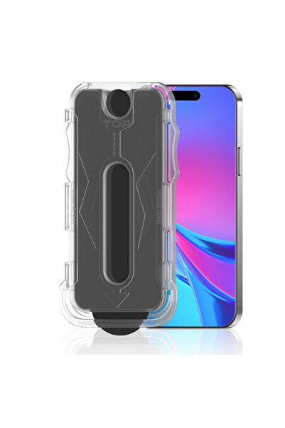 zore iPhone 14 Pro Max Kolay Uygulama Aparatlı 5D Magic Privacy Glass Hayalet...