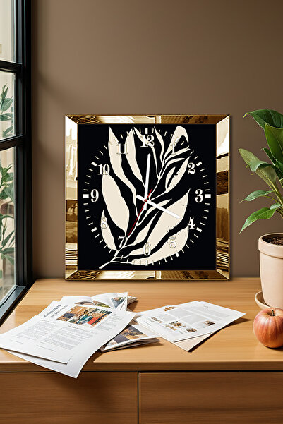 Zevahir Mobilya Dekorasyon Διακοσμητικό ρολόι τοίχου από MDF με θέμα τα λευκά...