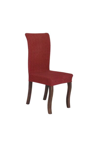 Maple Leaf Home Maple Leaf Chair Cover 4pcs Set Burgundy