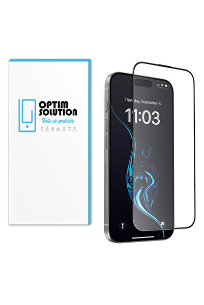 Optim Solution Folie Sticla Mat 5D pentru Apple iPhone 16, Anti-Glare, Oleoph...
