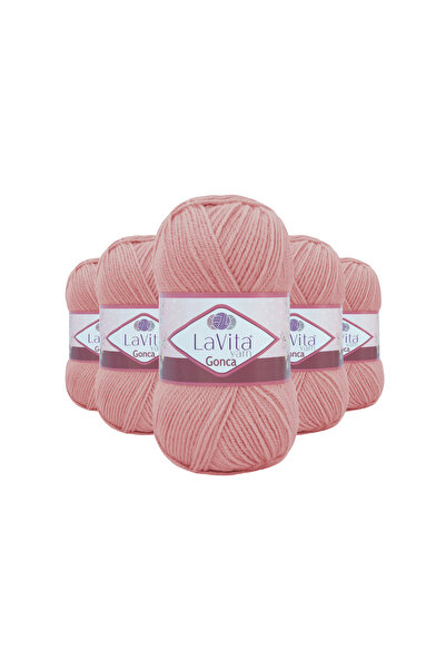 LaVita Yarn Fir pentru tricotat manual Gonca 100% acrilic 500gr 5 BUCATI (411...