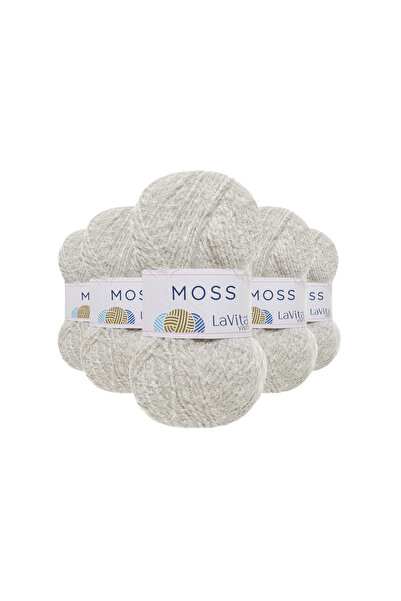 LaVita Yarn Fir de tricotat manual Moss Fuzzy 45% Poliamidă 55% Acrilic Premi...
