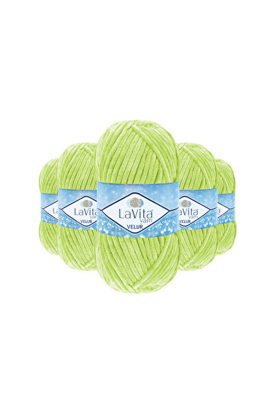 LaVita Yarn Velur Somot Pređa za ručno pletenje 100% P Poliester 500gr 5 kom ...