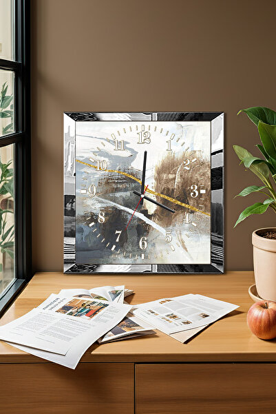 Zevahir Mobilya Dekorasyon Ceas de perete decorativ din MDF cu tematică Refle...