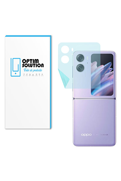Optim Solution Folie Hidrogel Ecran Spate pentru Oppo Find N2 Flip, Silicon, ...