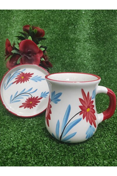 Home Coffee Cup with Saucer, Large 280ml Model