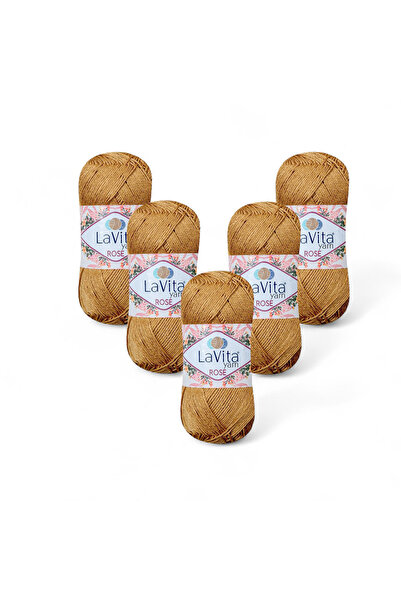 LaVita Yarn Νήμα Πλεξίματος Ρόουζ 100% Ακρυλικό 500γρ 5 ΤΕΜΑΧΙΑ (7122 BAL)