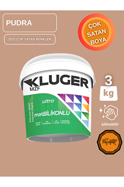 MZF KLUGER ULTRA MAT SİLİKONLU İÇ CEPHE BOYASI - SİLİNEBİLİR BOYA 3KG