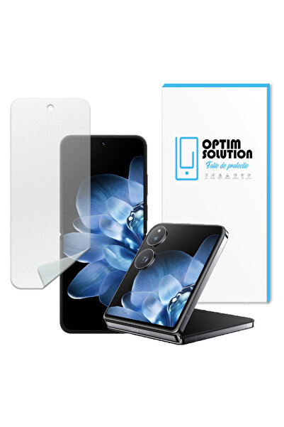 Optim Solution Folie Hidrogel Mat pentru Xiaomi Mix Flip, Textura Mata, UHD C...