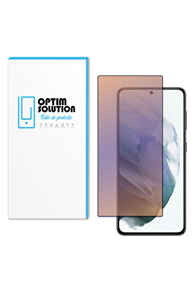 Optim Solution Folie Top Anti-BlueRay pentru Samsung Galaxy S21, Sticla Secur...