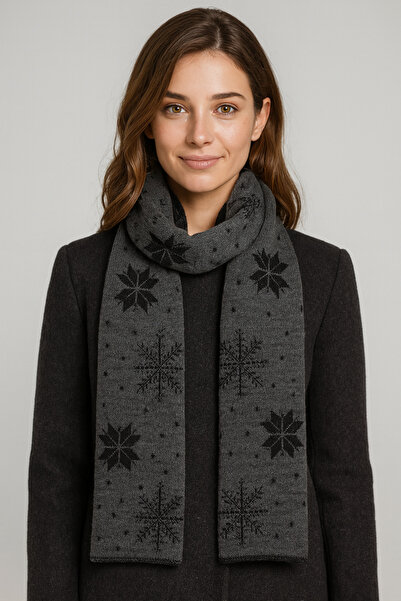 Sebir Moda Eșarfă tricotată tematică de Anul Nou