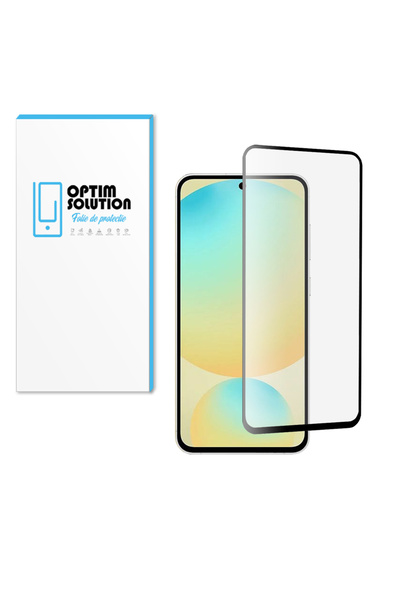 Optim Solution Folie Sticla securizata Gallant 5D pentru Samsung Galaxy A56 5G, Negru