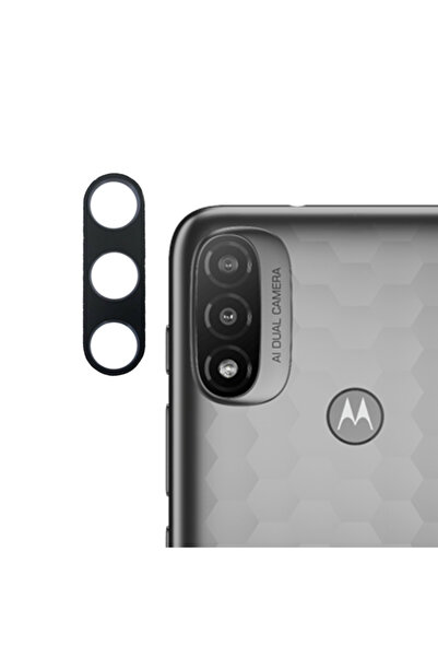 Optim Solution Φιλμ Κάμερας για Motorola Moto E20 από Σκληρυμένο Γυαλί, Μαύρο