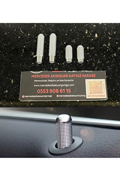 kaytaz MERCEDES KAPI KİLİT PİMLER KROM METAL W204 W212 Uyumlu