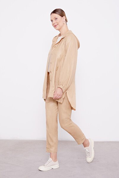 Levidor K.Bej Çıt Çıt Düğme Detay Spor Takım