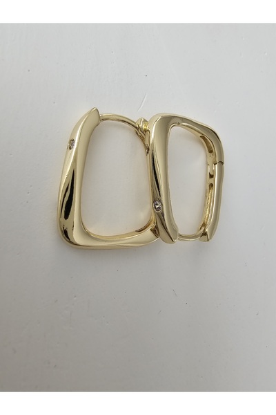 Zivazer Store kadın çelik kararmaz xuping 14 ayar altın renginde küpe