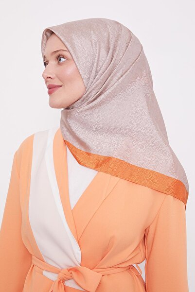 Levidor وشاح بنمط حلقة برتقالية