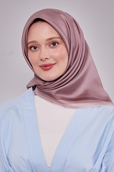 Levidor Powder Edge Bordered Twill Silk Scarf