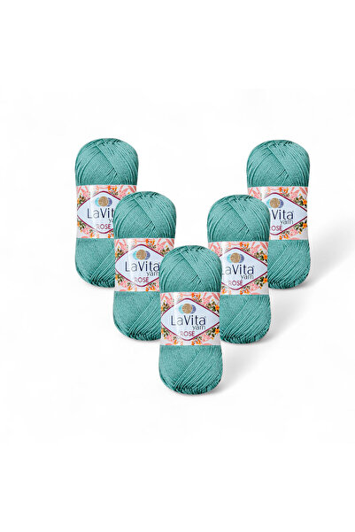 LaVita Yarn Νήμα για πλέξιμο στο χέρι Rose 100% Ακρυλικό 500gr 5 ΤΕΜΑΧΙΑ (521...