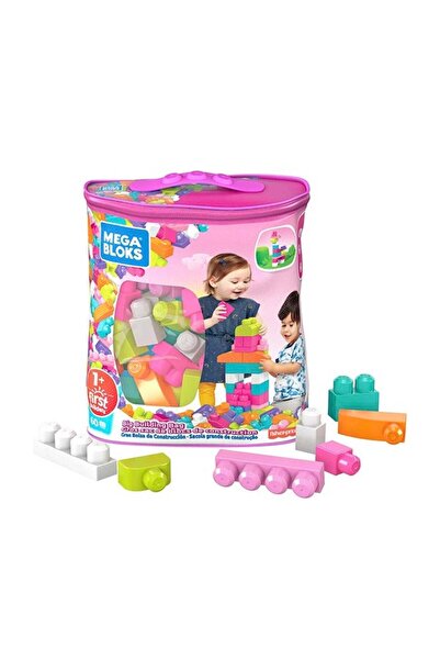 Mega Bloks 1st Builders 60-Piece Build Bag Pink