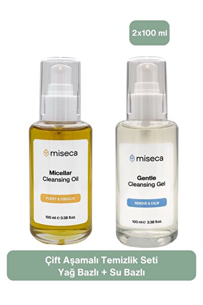 miseca Çift Aşamalı Temizlik Seti | Yağ Bazlı - Su Bazlı