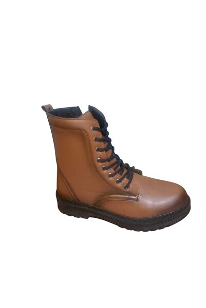 GenelTedarik KADIN KAHVERENGİ DÜZ TABAN KAR BOTU